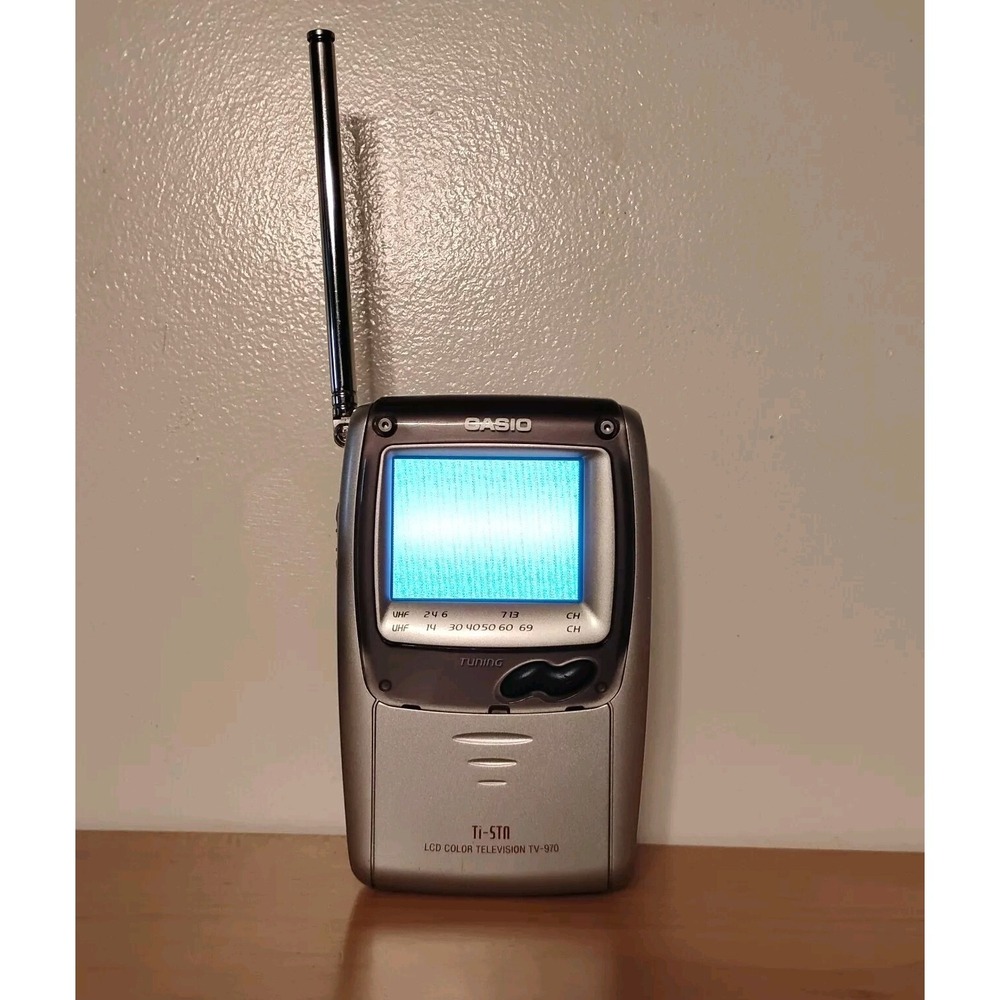 Vintage Casio Handheld Color TV 2.3" TV-970 Portable